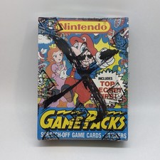 1989 TOPPS NINTENDO GAME PACKS BOX 48 PACKS BBCE SEALED Super Mario X 🔥 picture