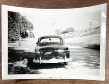 Vintage 1949-51 FORD CUSTOM Sedan Coupe BLACK & WHITE Photo TEXAS 1958 Deluxe picture