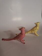 vintage pheasant salt and pepper shakers picture