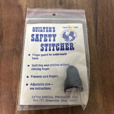Vintage 1980’s Quilter’s Safety Stitcher Finger Guard NOS Sewing Craft Tool picture