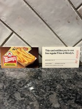 1986 Wendy’s Fries Cards Lot 10 Collectable Vintage Fast Food Promo picture