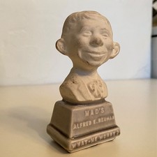 Vintage 1960's Mad Magazine Alfred E Neuman Bust Figurine 