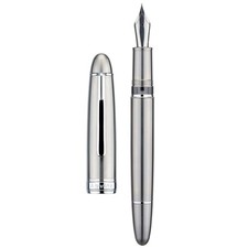 Asvine J16 Solid Titanium Fountain Pen Jowo Fine Nib Piston Filling picture