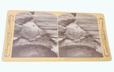 Antique Stereoview  Bass Cove Wisconsin Dells H.H. Bennett No. 235 19th Century picture