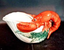 Fitz & Floyd Fish Market Natical Lobster Butter Gravy Sauce Dish RETIRED picture