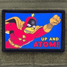 Radioactive Man Patch Meme Up And Atom Hook & Loop 3x2 picture