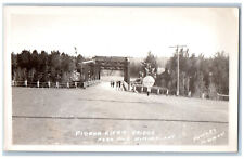 Fort William Ontario Canada Postcard Pigeon River Bridge c1930's RPPC Photo picture