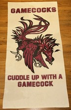 Vintage South Carolina Beach Towel “ Cuddle Up With A Gamecock” Unique 60x40” picture