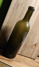 Vintage Olive Green Bottle 9.5