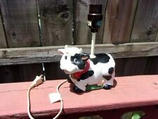 Cow Lamp Figurine Vintage Great Working Condition. Kitchen, Bedroom, Office Use picture