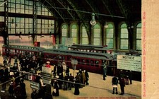 Sullivan Square Elevated Station Charlestown Massachusetts Postcard picture