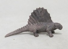 Marx 1950s - Dimetrodon Prehistoric Dinosaurs Reptile (EX) Marbled Dark Gray picture