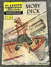 CLASSICS ILLUSTRATED #5 Moby Dick by Herman Melville Gilberton 1966 Comic GD picture