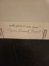 Stephen Vincent Benet Signed Autograph Cut picture
