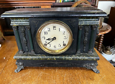 Antique The Sessions Clock Company Lion Head Claw Foot Clock _ Recently Serviced picture
