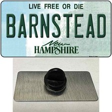 Barnstead New Hampshire State Novelty Metal Hat Pin 1.5