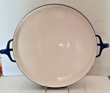 Dansk Kobenstyle IHQ Designs Paella Pan Blue Enamel Jens Harald Quistgaard 13” picture
