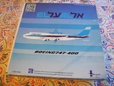 Very RARE Boeing 747 EL AL, 1:200, Never Displayed, Hard to Find Read picture