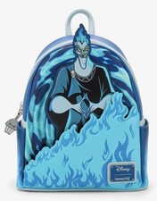 Loungefly Disney Hercules Hades Blue Flames Mini Backpack BoxLunch Exclusive NWT picture