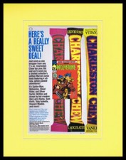 1991 Charleston Chew / Wolverine Framed 11x14 ORIGINAL Vintage Advertisement picture