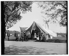 Photo:G.A.R. Encampment Headquarters Tent Oct 1902 Civil War Veterans picture
