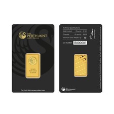 Gold Plated Swan Bullion Bar Replica Sealed Collectible Display Souvenir picture