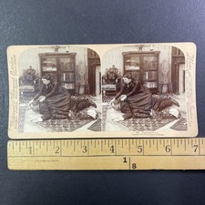 Oppressed Stereoview Underwood & Underwood Narrative Scene 1900 Drama picture