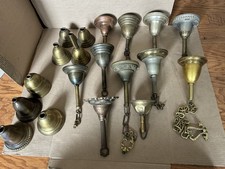 Antique Light Parts Canopies Rods Hanging Ceiling Chandelier Vintage Parts picture