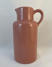 Scheurich Art Pottery Pink Pitcher 447-18 Ewer Jug West Germany 7