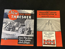 ORIGINAL JOHN DEERE NEW THRESHER MACHINE BROCHURE Moline Tractor Lister picture