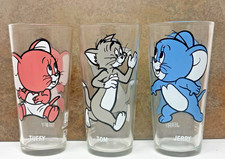 Lot/3 - 1975 PEPSI COLLECTOR SERIES / MGM Inc Tom & Jerry Series White Lettering picture
