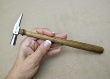 Antique MARSHALL Jewelers/Watchmakers Tool Chasing/Planishing 1.8oz Hammer Vtg picture