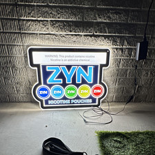 ZYN rewards led sign w/ Power Cord picture