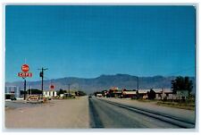 c1960's View Of US Highway 91 Entering Mesquite From West Mesquite NV Postcard picture