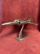 F-15 Eagle Fighter Model W/ Stand, Cast Aluminum, 12”L, 8”W, 7”T, Nice Details picture