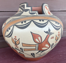 Vintage Elizabeth Medina Zia Pueblo Pottery Kiva Step Cut Pot 11