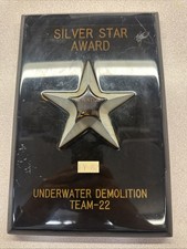 Underwater Demolition Team 22 Silver Star Award FY 1982 Retention Plaque picture