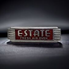 Estate Fresh Air Oven Art Deco Emblem Nameplate Badge 2-1/4