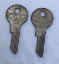 Vintage F.W. Stewart MFG Key Blanks   set of 2  #184                        [M] picture