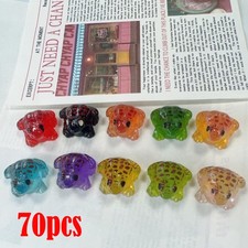 70 PCS Luminous Miniature Frog Figurines Mini Resin Frog Figures Decorative Craf picture