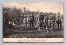 Wounded Montenegro Soldier ~ Antique Balkan War Army Postcard Russia 1912 picture