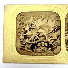Orphee Aux Enfers Les Diableries French Tissue Stereoview Devil Hell Card LB picture