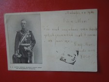 J7891 POST CARD NETHERLANDS EAST INDIES 1902 Z.H. PRINS HENDRIK SEE DESCRIPT picture