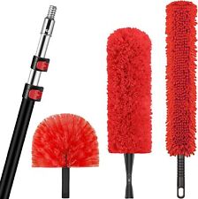 20 Foot High Reach Dusting Kit with 5-12 Foot Extension Pole High Ceiling Duster picture