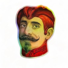 HERRMANN THE GREAT HOLOGRAPHIC STICKER / Collectible Magic Sticker picture