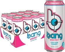 Bang Energy Cotton Candy, Sugar-Free, Energy Drink, 16-Ounce (Pack of 12) picture