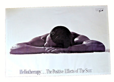 Vintage 1993 California Tan Heliotherapy Poster 36x24 Sun Bathing Beverly Hills picture