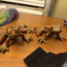 Golden Pond Collection By Green Tree, Ceramic Hand painted Tree Frog 5.25 x4” picture