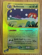 Bellossom 5/147 Aquapolis Reverse Holo Rare Moderately Played WOTC 2002 picture