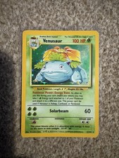 Pokémon TCG Venusaur Base Set Unlimited 15/102 picture